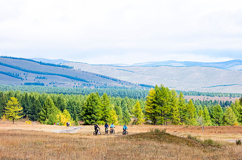 Cycling in Mongolia